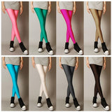 Wjczt New Spring Autume Solid Candy Neon Leggings for Women High Stretched Female Sexy Legging Pants Girl Clothing Leggins