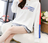 Wjczt Print Hoodie Sweatshirts Winter Loose Chic 2021 Ladies Pullovers Slim Autumn White Korean Hooded Jacket M-XXL