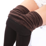 Wjczt Winter Leggings Women High Waist Thick Plus Velvet Elastic Warm Leggings Push Up Casual Sport Warmth Tights for Girls