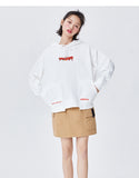 Wjczt Sweatshirt Women Loose Korean Style Hoodies 2021 New Year Pattern Oversize Spring Bf Lazy Wind Tops