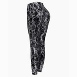 Wjczt New Push Up Leggings Women Snake Printed Leggings For Fitness High Waist Long Gym Pants Women Hip Tights Female