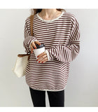 Wjczt Loose Long Sleeve Striped Hoodie Women Autumn O-Neck Casual Cotton Hoodies Sweatshirt Female Basic Korean Tops Harajuku