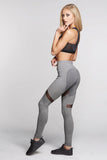 Wjczt Leggings Sport Women Fitness Contrasting Colors Push Up Leggings Workout Pants Women High Waist Breathable Sexy Leggings