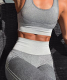 Wjczt Seamless Leggings Fitness High Waist Leggings for Women Side Stripes Slim Leggins Mujer Female Workout Gym Clothing