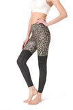 Wjczt Sexy Leopard Leggings Women Slim Sports Leggings High Waist Mesh Patchwork Pant Push Up Workout Jeggings Fitness Women Leggings