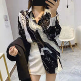 Wjczt Chiffon Blouse for Women Shirt with A Sense of Design Spring Summer Women Fashion Boho Top Women Korean Fashion Shirts