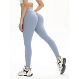 Wjczt Leggings for Women Booty Lifting Sports Fitness Leggings Push Up High Waist Legging Outdoor Workout Seamless Leggings