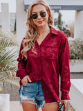 Wjczt Women Elegant Lace Blouse Spring Summer Lapel Button Up Shirt Sexy Hollow Out Blouse Office Lady Luxury Top Tunic Streetwear