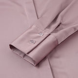 Wjczt Blue Elegant 2 Piece Women Pantsuit Office Satin Outfits Button Shirts And Wide Legs Long Pants Oversize Suit Ladies