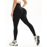 Wjczt Leggings for Women Booty Lifting Sports Fitness Leggings Push Up High Waist Legging Outdoor Workout Seamless Leggings