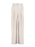 Wjczt Classic Wide Pants Floor-Length Pleated Loose Women Trousers Spring Wide Leg Pants Vintage Female Palazzo Pants