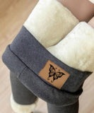 Wjczt Winter Women's Leggings Sherpa Fleece Lined Thermal Skinny Legging High Waist Cashmere Plus Size  S-5XL Cold Weather Warm Pants