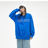 Wjczt Women's Clothing Sweatshirts Fashion Street Coat Letter Printing Long Sleeves Casual Hip Hop Oversize Baggy Ladies Tops Autumn