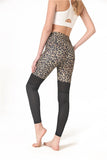 Wjczt Sexy Leopard Leggings Women Slim Sports Leggings High Waist Mesh Patchwork Pant Push Up Workout Jeggings Fitness Women Leggings