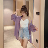 Wjczt Chiffon Blouse Sexy Beach Tops Women 2022 Summer Shirts for Women White Shirt for Women Transparent Blouse Buttoned Shirts