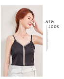 Wjczt Crop Top Bandeau Top Tank Sling 3XL 2022 Sexy Silk Crop Tops Camis Women Top Female Sleeveless Tassel Tee Bra