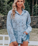 Wjczt Women Elegant Lace Blouse Spring Summer Lapel Button Up Shirt Sexy Hollow Out Blouse Office Lady Luxury Top Tunic Streetwear