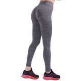 Wjczt Women Fitness Leggings Workout Push Up Leggings Sports Jegging Feamle Sexy V-Waist Legging Women