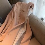 Wjczt Women's 2022 Spring Autumn Suit Coats Office Lady Solid Working Jacket Korean Fashion Elegant Clothing Female New Streetwear