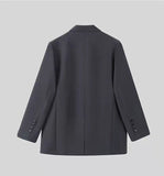 Wjczt Black Suit Coat Female Autumn Winter 2022 New High-level Design Early Autumn Loose Suit Blazers for Women Blazers for Women