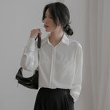 Wjczt Spring Summer Women Fashion Tunic Chiffon Blouse Shirts for Women Office Clothes Elegant Blouse White Shirt