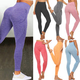 Wjczt High Waist Seamless Leggings Push Up Leggins Sport Women Fitness Running Yoga Pants Energy Elastic Trousers Gym Girl Tights