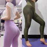 Wjczt New Push Up Seamless High Waist Leggings Women Workout Mesh Breathable Fitness Clothing Training Pants Female Dropship