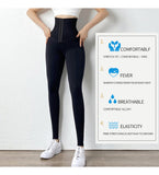 Wjczt Women High Waist winter Keep Warm Legging Sexy Push Up Leggings For Fitness Sports Corset Slim Sportswear Female Pants