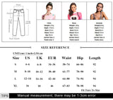 Wjczt Women Colorful Sexy Bowknot Printing Christmas leggins Push Up Gym High Waist Leggings Female Pants Workout Trouser