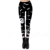 Wjczt Women Colorful Sexy Bowknot Printing Christmas leggins Push Up Gym High Waist Leggings Female Pants Workout Trouser