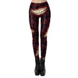 Wjczt Women Colorful Sexy Bowknot Printing Christmas leggins Push Up Gym High Waist Leggings Female Pants Workout Trouser