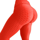 Wjczt New Bumps Style Leggings Put Hip Fold Elastic High Waist Legging Breathable Slim Pants Cool  Leggings