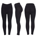 Wjczt Plu Size Scrunch Leggings Women Black Anti-Cellulite Leggin High Waist Fitness Leggings Bodybuilding Jeggings Women Pants XS-4XL