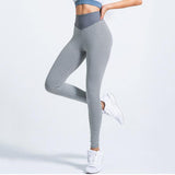 Wjczt Drop Shipping High Waist Fitness Leggings Women Seamless Workout Pants Patchwork Push Up Leggins Butt Sexy Gym Clothings Femme