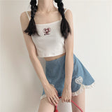 Wjczt Cute Lolita Girls Denim Shorts Japanese Sweet High Waist Lace Irregular Women&#39;s Shorts S-4XL Summer Kawaii Sexy Blue Shorts