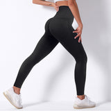 Wjczt High Waist Seamless Leggings Push Up Sport Women Fitness Running Yoga Pants Workout Trousers Gym Tight Pants Women