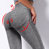 Wjczt High Waist Seamless Leggings Push Up Sport Women Fitness Running Yoga Pants Workout Trousers Gym Tight Pants Women