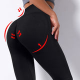 Wjczt High Waist Seamless Leggings Push Up Sport Women Fitness Running Yoga Pants Workout Trousers Gym Tight Pants Women