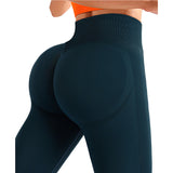 Wjczt High Waist Seamless Leggings Push Up Sport Women Fitness Running Yoga Pants Workout Trousers Gym Tight Pants Women