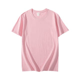 Wjczt Summer Cotton Womens T-shirt Short-sleeve Woman T shirt Short Sleeve Pure Colors clothing t shirts Tops Tee women&#39;s clothing