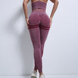 Wjczt Fitness Leggings Push Up Buttocks Seamless Women Running Leggings High Waist Gym Women Clothing Workout Slim