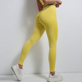 Wjczt Fitness Leggings Push Up Buttocks Seamless Women Running Leggings High Waist Gym Women Clothing Workout Slim