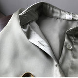 Wjczt Autumn Fashion Button Up Satin Silk Shirt Vintage Blouse Women White Lady Long Sleeves Female Loose Street Shirts 11355