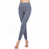 Wjczt Cotton Thermal Leggings Female High Waist Thin Flexiable Fashion Solid Tight Body Pants Plus Size Clothing Women теплые колготки