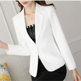 Wjczt Suit female spring and autumn 2022 new style Korean fashion self-cultivation casual ladies Regular  Single Breasted