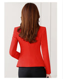 Wjczt Suit female spring and autumn 2022 new style Korean fashion self-cultivation casual ladies Regular  Single Breasted