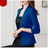 Wjczt Suit female spring and autumn 2022 new style Korean fashion self-cultivation casual ladies Regular  Single Breasted