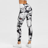 Wjczt Punk Style Skull Leggings Women Printed Leggings High Waist Sports Skinny Workout Fitness Leggings New Mujer Pants