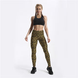 Wjczt Customer Skull and Leopard Print Digital Printed leggings  USA Size XS-XL  jk28-002