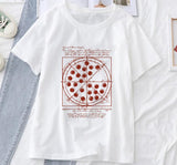 Wjczt Tom Holland Women&#39;s T-shirts Women Men Harajuku I Survived My Trip To NYC Classic Vitruvian Pizza T Shirt Summer Fashion Tops